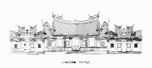 Motif of Lungshan Temple