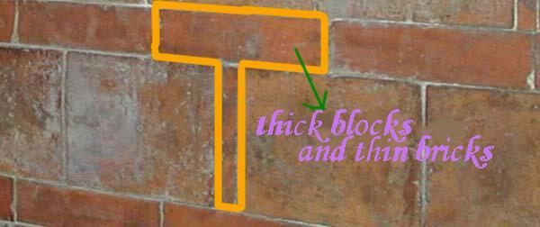 thick blocks and thin bricks