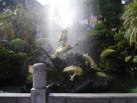 Dragon fountain