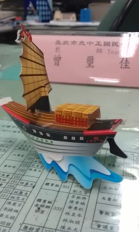 長榮海事博物館帆船成品