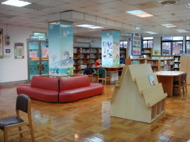 兒童圖書室寬敞的空間