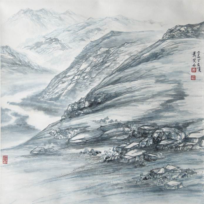 描述: 描述: D:\2012個展資料\1996-2009蕭斐丹作品\西藏風情2.jpg