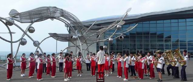 國立海洋生物博物館戶外廣場演出