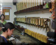 The manufacturing of a saxophone