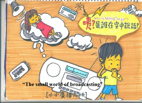 Whos speaking on air? The small world of broadcasting 