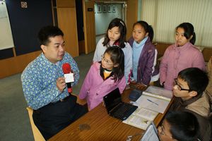  2009/01/15 Visited BCC Hakka Network (Taichung ) and joined Broadcasting Journalist Camp